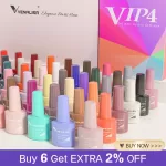 VENALISA Nail Gel Polish VIP4 Pastel Varnish Semi Permanent Soak off UV LED Nail Gel Lacquer Full Coverage Hema Free Gel Varnish