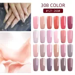 RS NAIL 308 Colors Nail Gel #121-260 15ml UV Color LED Gel Lacquer Gel Varnish Polish Esmalte Permanente a set of gel varnish