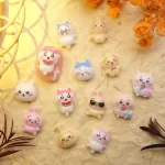 20pcs Cute Cartoon Nail Art Charm 3D Resin Kawaii Character Series Nail Decoration DIY Korea Design Manicure Accessories