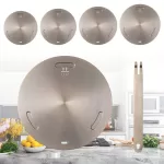 Kitchen Induction Cooker Heat Conduction Plate Stainless Steel Heat Diffuser Ring Plate Induction Cooker Stove Protector Accesso