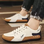 Men's sports autumn fashion casual one-foot sneakers are waterproof, anti-slip and have soft soles for comfort