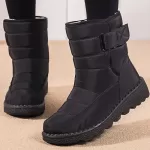 Women's Boots 2025 Fashion Waterproof Snow Boots Winter Shoes for Women Korea Style Warm Ankle Boots Non-slip Shoes Botas Mujer