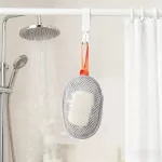 1PCS Soap Foaming Net Bath Mesh Sponge For Shower & Body Wash Exfoliating And Deep Cleaning Scrubber For Bathroom Supplies