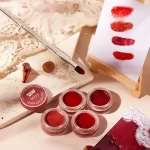 Muddy Texture Lip Stick Korea Lip Gloss Waterproof Long Lasting Red Lipstick Canned Lip Tint Velvet Matte Mud Lipstick Hot Sale