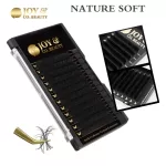 JoyCo 12 Rows Korea Silk False Mink Eyelashes Extensions Natural Soft Individual Volume Eyelashes Cilios Make Up