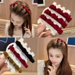 Beauty Tool Styling Tools Fashion Double Bangs Broken hair artifact Hairstyle Hairpin Braid HairClip Bangs Barrettes