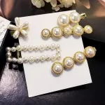 Imitation Pearl Flowers Hairpins Women Girls Pearl Metal Hairclips Barrette Hairgrip Bobby Pin DIY Handmade Hair Accessories