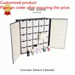 2025.Custom Advent Calendar for Girls Empty Beauty/Cosmetic/Skincare Packaging Box UV Advantage with Foil Paper Material