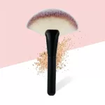1Pc Fan-shape Makeup Brush Blush Powder Highlighter Makeup Brushes Face Blender For Cheek Soft Natural Hair Make Up Brushes