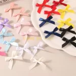 49MF 10pcs Ballet Styles Ribbons Hairclip Women Ponytail Hairclip Lovely Bows Hairpin for Various Hairstyles
