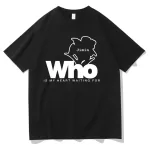 Jimin Muse Who T Shirt New Fashion Men/Women Letter Print Is My Heart Waiting for Tshirt Unisex Vintage Tees Shirts Korea