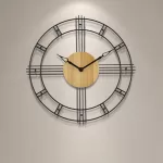 Round Hands Wall Clock Designer Creative Nordic No Sound Hands Wall Clock Battery Powered Fashion Modern Horloge Home Decor