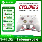 GameSir Cyclone 2 Wireless Pro Controller, Hall Effect Joysticks, Bluetooth Gamepad for Nintendo Switch, iPhone, Android & PC